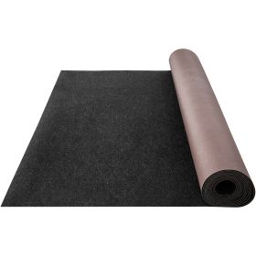 Marine Carpet, 6 x 30 ft Boat Carpeting, Charcoal Black Marine Grade Boat Carpet, Indoor/Outdoor Marine Carpeting with Water-proof TPR Backing